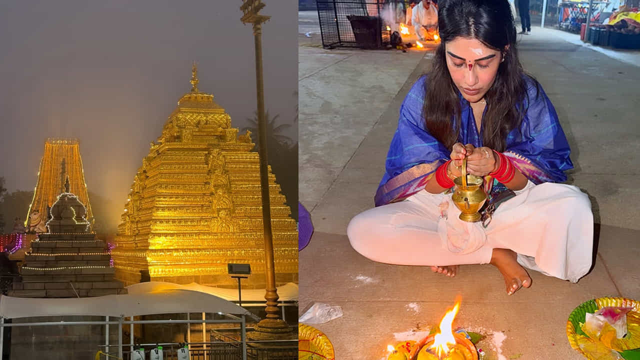  తన ఆధ్యాత్మిక యాత్రకు సంబంధించిన ఫొటోలను సోషల్ మీడియాలో షేర్ చేసింది సుప్రిత. ఇందులో చీరకట్టులో చాలా ట్రెడిషినల్ గా కనిపించిందీ స్టార్ కిడ్. 