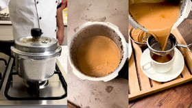 మీరెప్పుడైనా ప్రెజర్ కుక్కర్‌లో టీ తయారు చేశారా? వీడియో ఇదిగో..