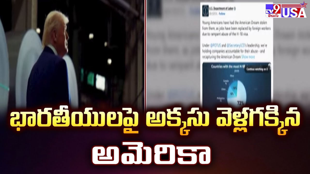 భారతీయులపై అక్కసు వెళ్లగక్కిన అమెరికా