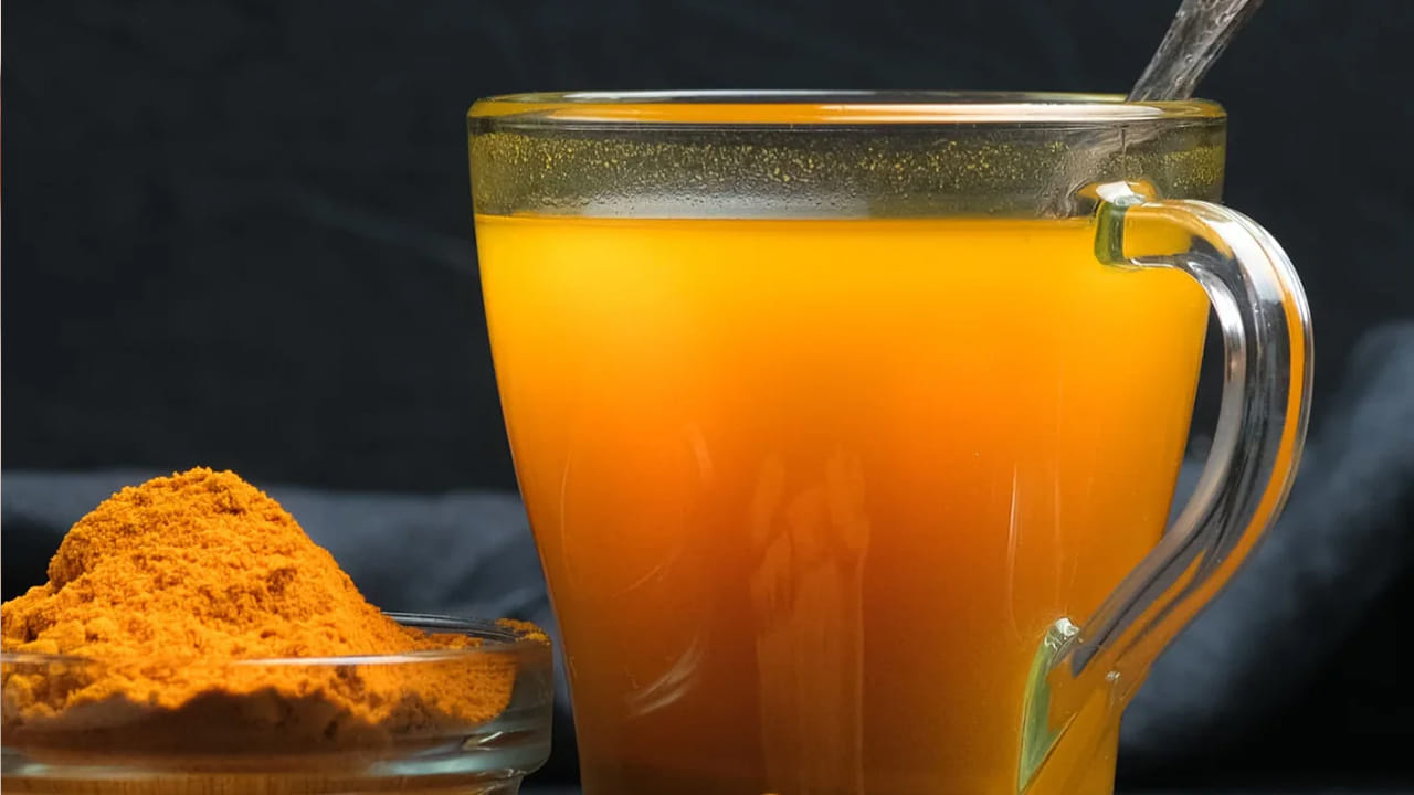 Turmeric Water In Cup