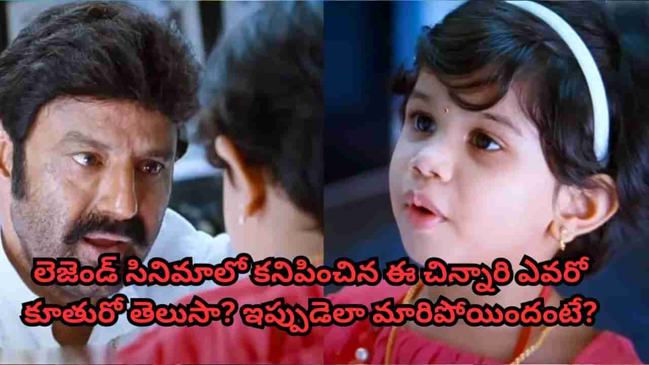 Balakrishna: బాలయ్య లెజెండ్ సినిమాలో నటించిన ఈ పాప ఎవరో తెలుసా? ఇప్పుడెలా మారిపోయిందో చూశారా?