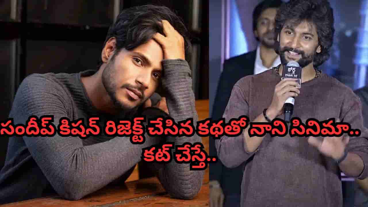 Sundeep Kishan-Nani: సందీప్ కిషన్ రిజెక్ట్ చేసిన కథతో నాని సినిమా.. కట్ చేస్తే బ్లాక్ బస్టర్.. ఏ మూవీనో తెలుసా?
