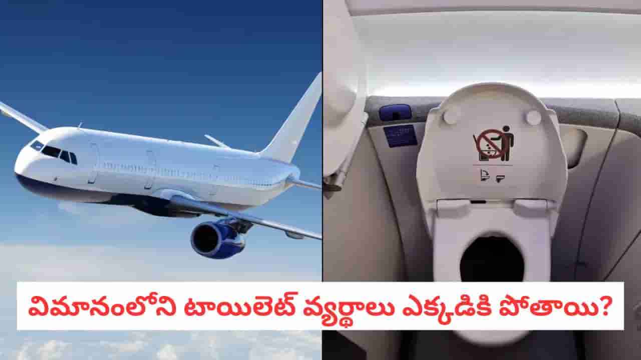Airplane Toilet: నీరు లేకుండా విమానం టాయిలెట్ ఎలా పనిచేస్తుందో మీకు తెలుసా?!