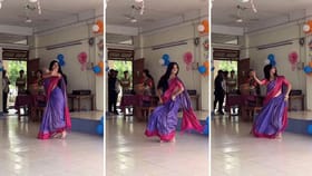 ఏం చేసింది భయ్యా.. చీరకట్టులో డ్యాన్స్ ఇరగదీసిన అమ్మడు..