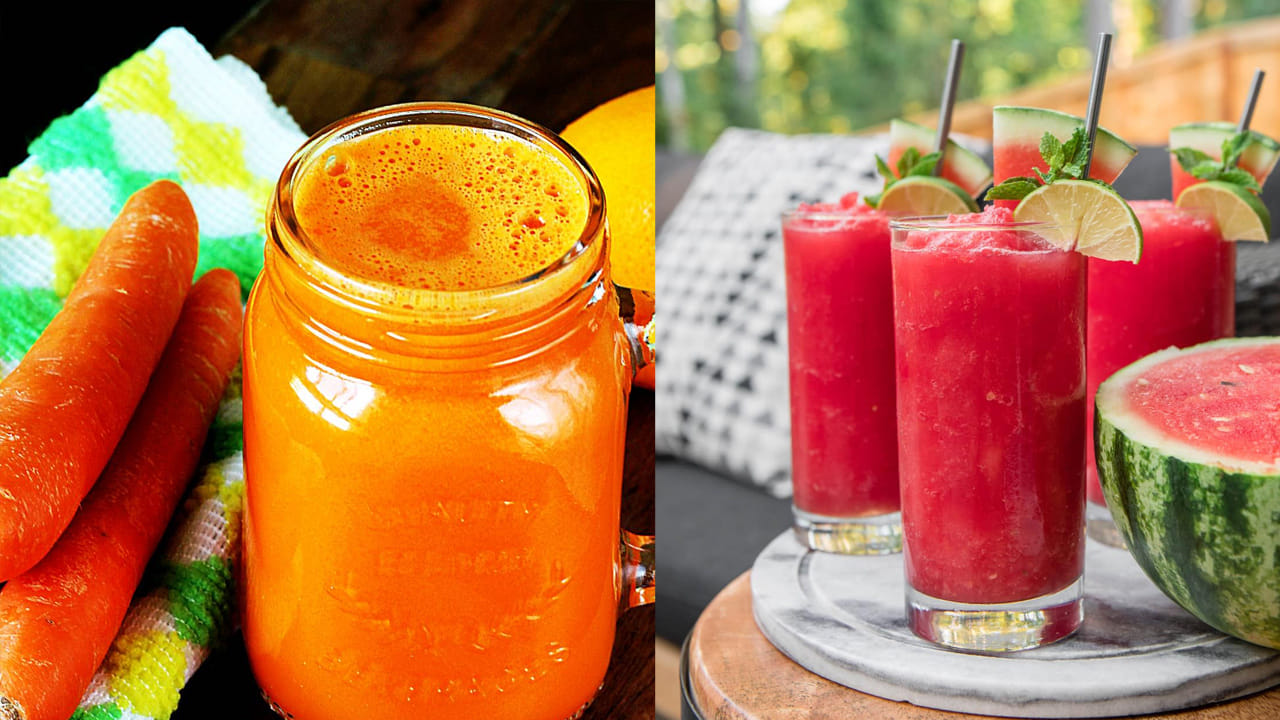 క్యారెట్ రసంలోని విటమిన్లు, ఖనిజాలు వాపును తగ్గించడంలో, తిమ్మిరి నొప్పిని తగ్గించడంలో సహాయపడతాయి. పుచ్చకాయలోని సిట్రులిన్ అనే అమైనో ఆమ్లం రక్త ప్రవాహాన్ని మెరుగుపరచడంలో, తిమ్మిరి నొప్పిని తగ్గించడంలో సహాయపడుతుంది. పుచ్చకాయ రసం కూడా ఋతుక్రమ నొప్పిని దూరం చేస్తుంది.