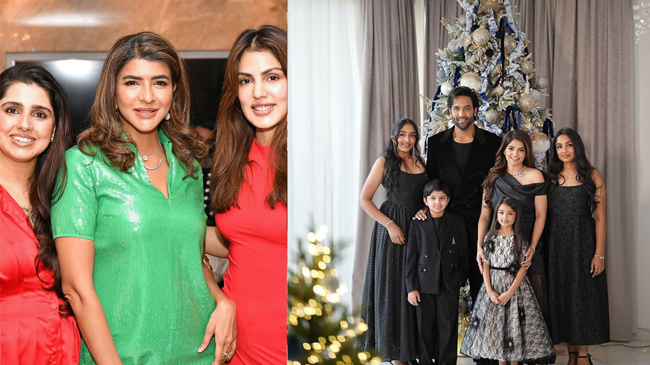 మంచు వారింట్లో క్రిస్మస్ వేడుకలు ఘనంగా జరిగాయి. మంచు విష్ణు  ఫ్యామిలీతో కలిసి తన దుబాయ్ ఇంట్లో ఈ సెలబ్రేషన్స్ చేసుకున్నారు. విష్ణు భార్య వెరోనికా ఈ ఫోటోలను సోషల్ మీడియాలో షేర్ చేసింది.
