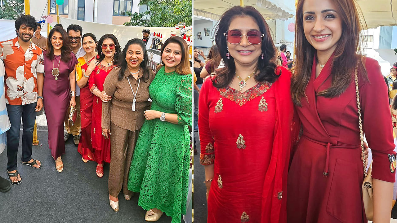 మరోవైపు తమిళ సీనియర్ నటుడు శరత్ కుమార్ తన ఇంట్లో క్రిస్మస్ లంచ్ పార్టీ ఇచ్చాడు. ఈ వేడుకకు శివకార్తికేయన్, త్రిష, ఖుష్బూ, రమ్యకృష్ణ, శోభన, జయసుధ తదితర ప్రముఖులు హాజరయ్యారు.