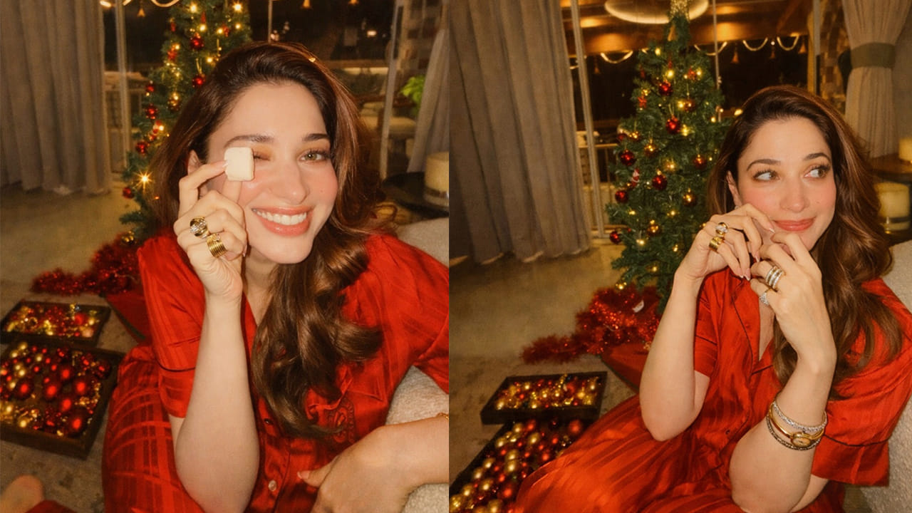 ఇక మిల్కీబ్యూటీ తమన్నా.. ముంబైలోని తన ఇంట్లో క్రిస్మస్‌ను గ్రాండ్ గా సెలబ్రేట్ చేసుకుంది. ఈ సందర్భంగా రెడ్ కలర్ డ్రస్‌లో  తమన్నా లుక్ నెటిజన్లను అమితంగా ఆకట్టుకుంది.
