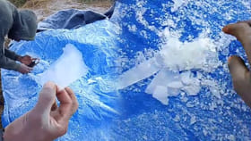 చలి గడ్డకట్టడం ఎప్పుడైనా చూశారా..