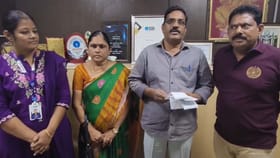 బ్యాంక్ మేనేజర్ సమయస్పూర్తి.. పెద్ద గండం గడిచింది..!