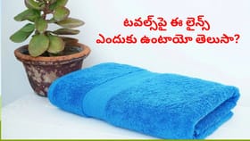 బాత్ టవల్స్ పై ఈ ప్రత్యేక గీతలు ఎందుకు ఉంటాయో మీకు తెలుసా?