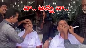 ఎన్నికల్లో పార్టీ ఓటమి.. మీసాలు తీయించుకున్న కార్యకర్త