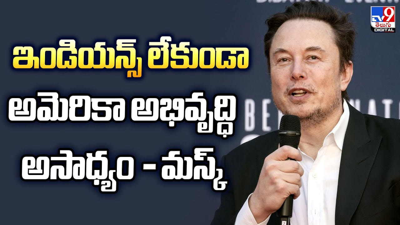 Elon Musk: ఇండియన్స్ లేకుండా అమెరికా అభివృద్ధి అసాధ్యం