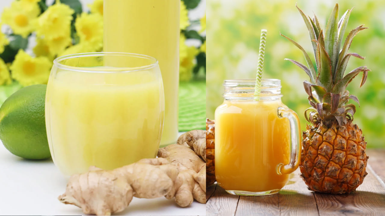 నెలసరి సమయంలో వచ్చే ఇబ్బందుల నుంచి అల్లం జ్యూస్ ఉపశమనం ఇస్తుంది. ఈ జ్యూస్ లో విటమిన్లు, మినరల్స్ పుష్కలంగా ఉంటాయి. గర్భాశయ లైనింగ్ సంకోచాల కారణంగా పిరియడ్స్ నొప్పి వస్తుంది. ఆ సమయంలో పైనాపిల్ జ్యూస్ తాగడం వల్ల గర్భాశయం రిలాక్స్ అవుతుంది. దీంతో నొప్పి తగ్గుతుంది.