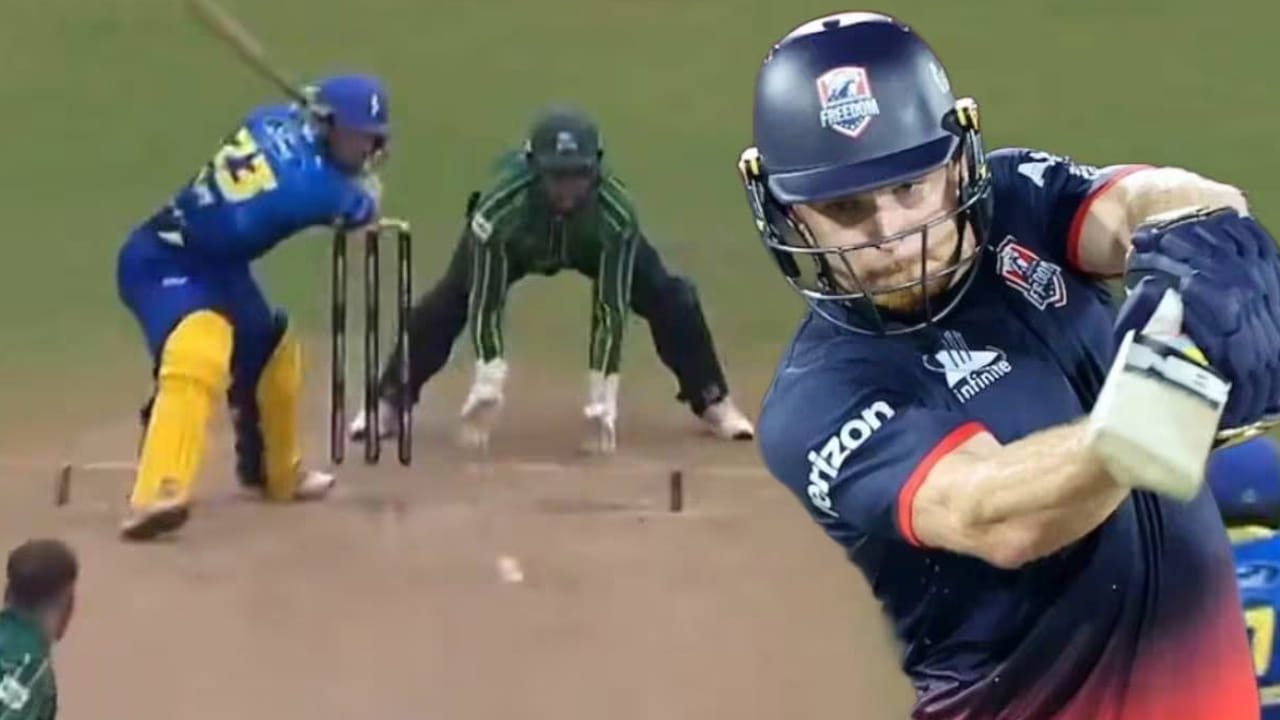 Video: క్రికెట్ హిస్టరీలో కొత్త షాట్.. ఏకంగా స్టాండ్ మార్చుకుని పిచ్చెక్కించాడుగా..