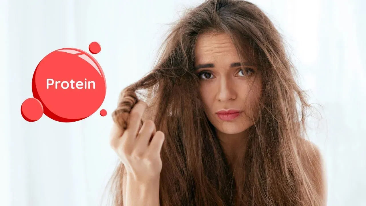 జుట్టుకు ప్రోటీన్ కూడా చాలా ముఖ్యం. జుట్టులో ఎక్కువ భాగం ప్రోటీన్తో తయారవుతుంది. దీని లోపం జుట్టు బలహీనతకు దారితీస్తుంది. దీనిని భర్తీ చేయడానికి మీ ఆహారంలో ప్రోటీన్ అధికంగా ఉండే ఆహారాన్ని చేర్చుకోవాలి.