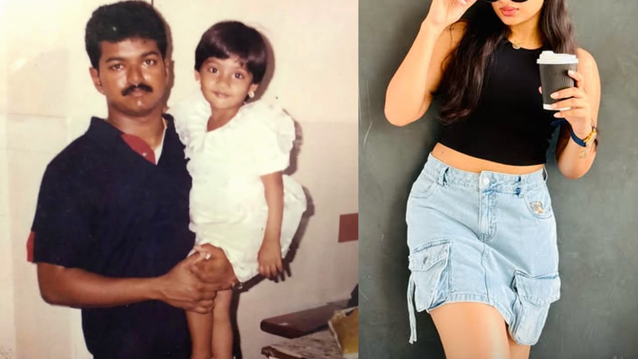 Vijay Thalapathy: విజయ్ దళపతి ఎత్తుకున్న అమ్మాయి ఎవరో తెలుసా.. ? టీవీలో చాలా స్పెషల్ ఈ అమ్మడు..