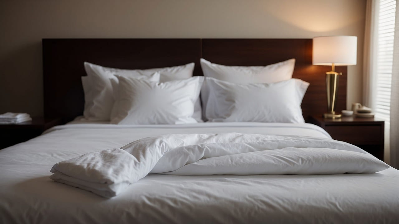 తెలుపు రంగు గౌరవాన్ని ప్రతిబింబిస్తుంది. మంచం మీద తెల్లటి బెడ్ షీట్ ఉంటే, అతిథి తన గౌరవాన్ని కాపాడుతున్నట్లు భావిస్తాడు. అలాగే తెలుపు రంగును చూడటం వల్ల మానసిక ప్రశాంతత లభిస్తుంది. అతిథి గదిలోకి ప్రవేశించినప్పుడు అతను ప్రశాంతంగా ఉండటానికి, అలసట నుంచి ఉపశమనం పొందడానికి బెడ్‌ మీద తెల్లటి బెడ్ షీట్‌లను ఉంచుతారు.