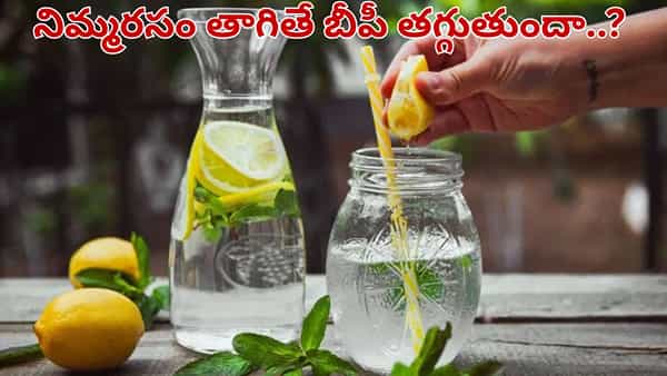 నిమ్మకాయ నీళ్లు తాగితే బీపీ తగ్గుతుందా.. అసలు వాస్తవం ఏంటీ..?