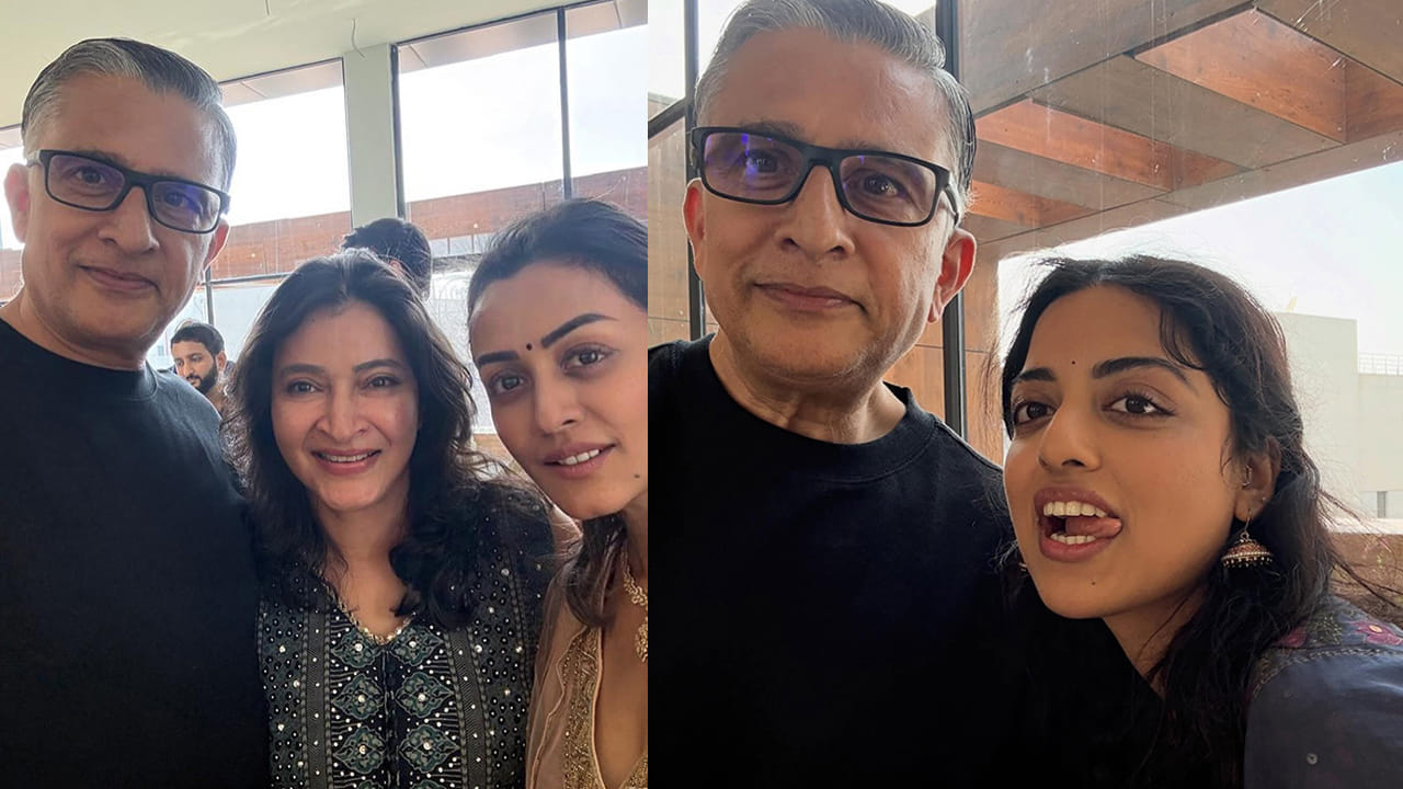  ఈ వేడుకకు సతీసమేతంగా హాజరయ్యాడు మహేష్. నమ్రతతో పాటు  మహేష్ అక్కాచెల్లెళ్లు మంజుల, ప్రియదర్శిని, పద్మావతి, మంజుల భర్త సంజయ్ స్వరూప్, మహేష్ కోడలు భారతి, అల్లుడు అశోక్ గల్లా తదితరులు ఈ వేడుకలో తళుక్కుమన్నారు.
 