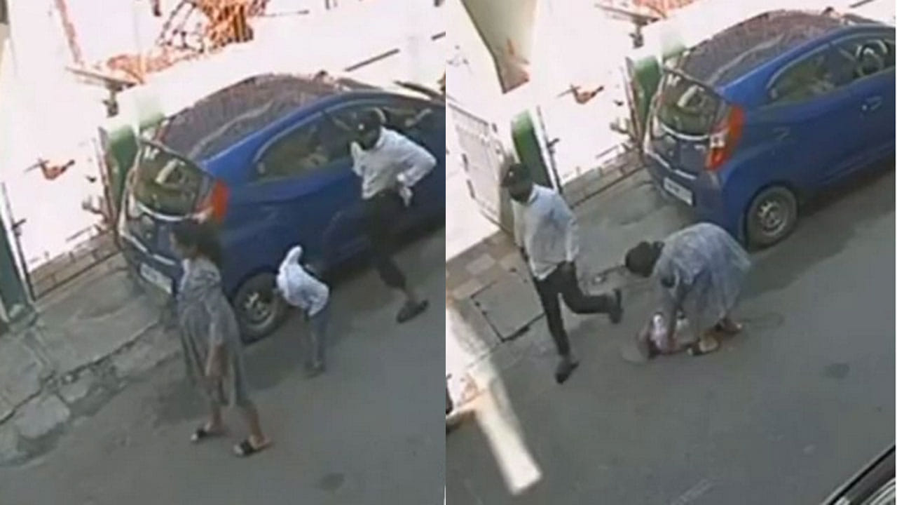 Viral Video: ఇది చూశాక మీరు కూడా పళ్లు పటపట కొరుకుతరు... బెంగళూరులో పిల్లలపై దాడి చేస్తున్న వ్యక్తి కెమెరాలో చిక్కాడు