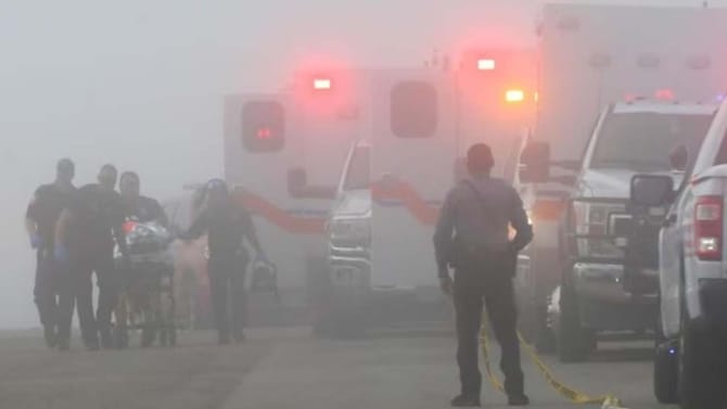 కుప్పకూలిన ఎయిర్ అంబులెన్స్.. ఐదుగురు దుర్మరణం!