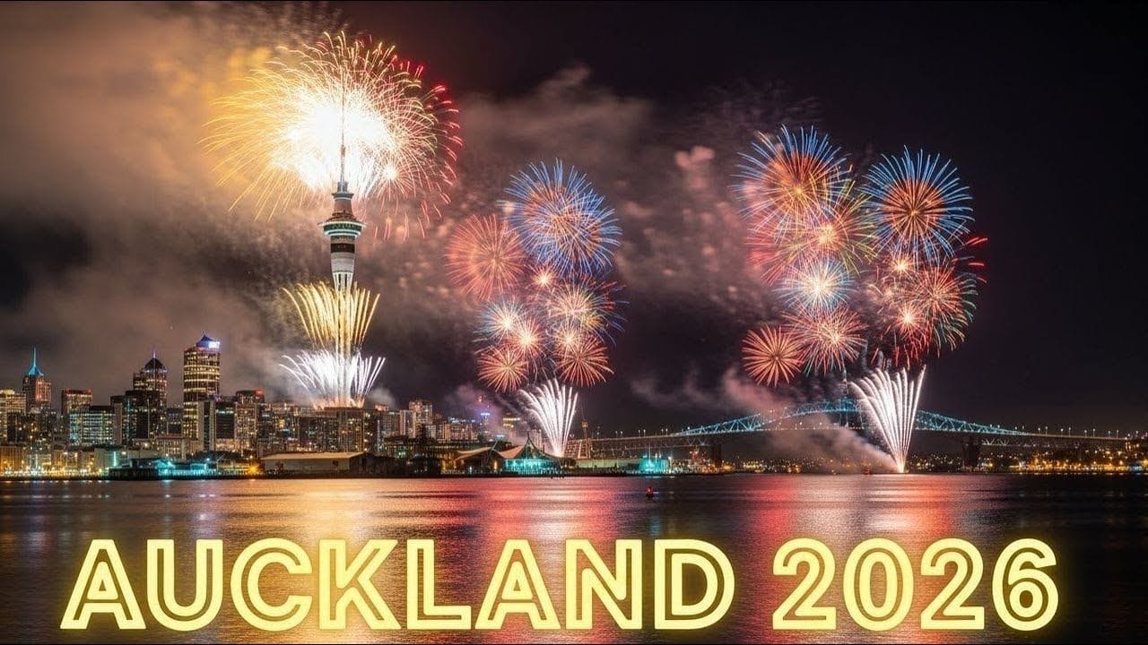 2026 కొత్త సంవత్సరానికి న్యూజిలాండ్ ఘన స్వాగతం పలికింది. ఆదేశంలోని అతిపెద్ద నగరంమైన ఆక్లాండ్ నూతన సంవ్సరానికి అద్భుతమైన బాణసంచా ప్రదర్శనలతో ఘనస్వాగతం పలికింది. 