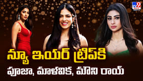 న్యూ ఇయర్ ట్రిప్‌కి పూజా, మాళవిక, మౌని రాయ్‌