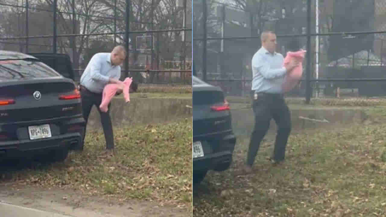 Viral Video: కారులో పసికందు ప్రాణాలు కాపాడిన డిటెక్టివ్.. NYPD అధికారిపై నెటిజన్ల ప్రశంసలు