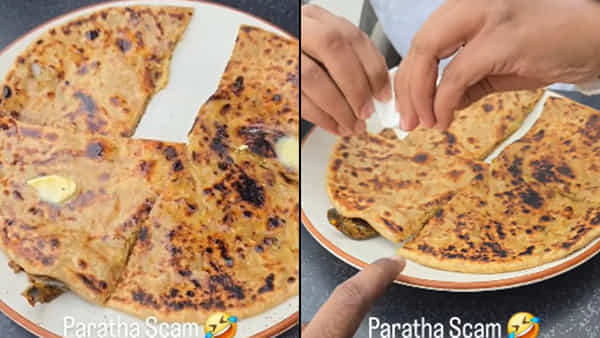 Watch Video: ఇదేం కక్కుర్తి భయ్యా.. ఖరీదైన రెస్టారెంట్లో పరాఠా స్కామ్ చూశారా..? వీడియో వైరల్