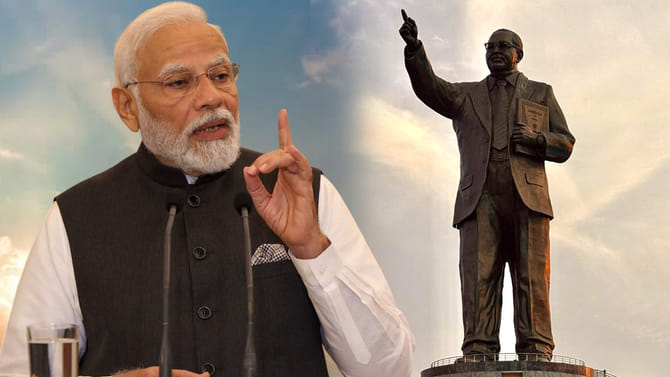 మోదీ పాలనలో అంబేద్కర్ ఆలోచనల ప్రతిధ్వని
