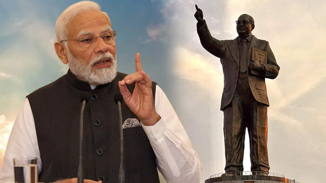 మోదీ పాలనలో అంబేద్కర్ ఆలోచనల ప్రతిధ్వని