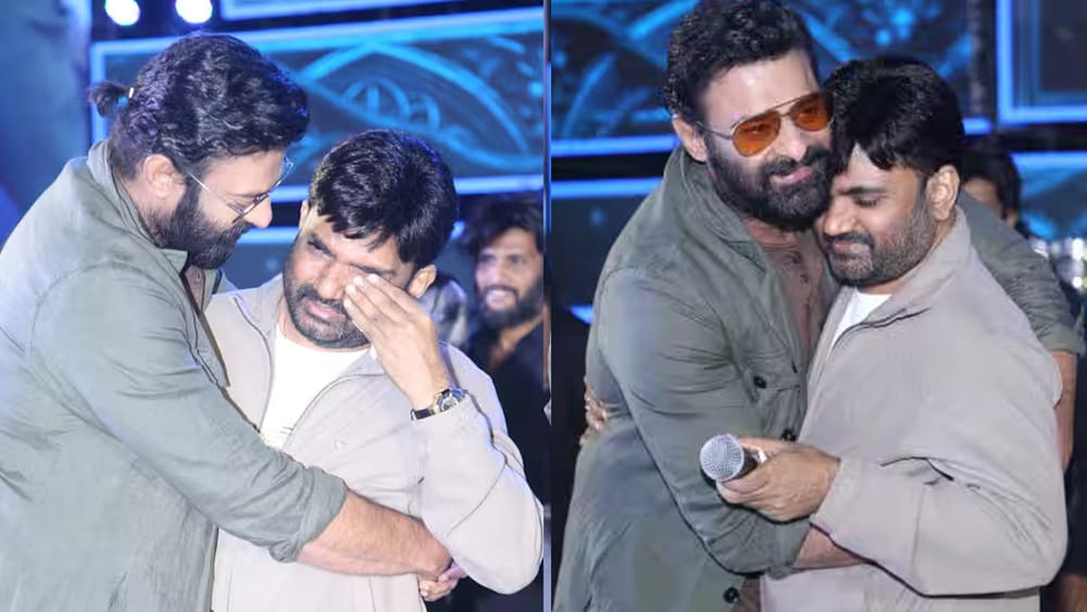 Raja Saab: స్టేజ్ పై కన్నీళ్లు పెట్టుకున్న డైరెక్టర్ మారుతీ.. ఓదార్చిన ప్రభాస్.. ఏం జరిగిందంటే..