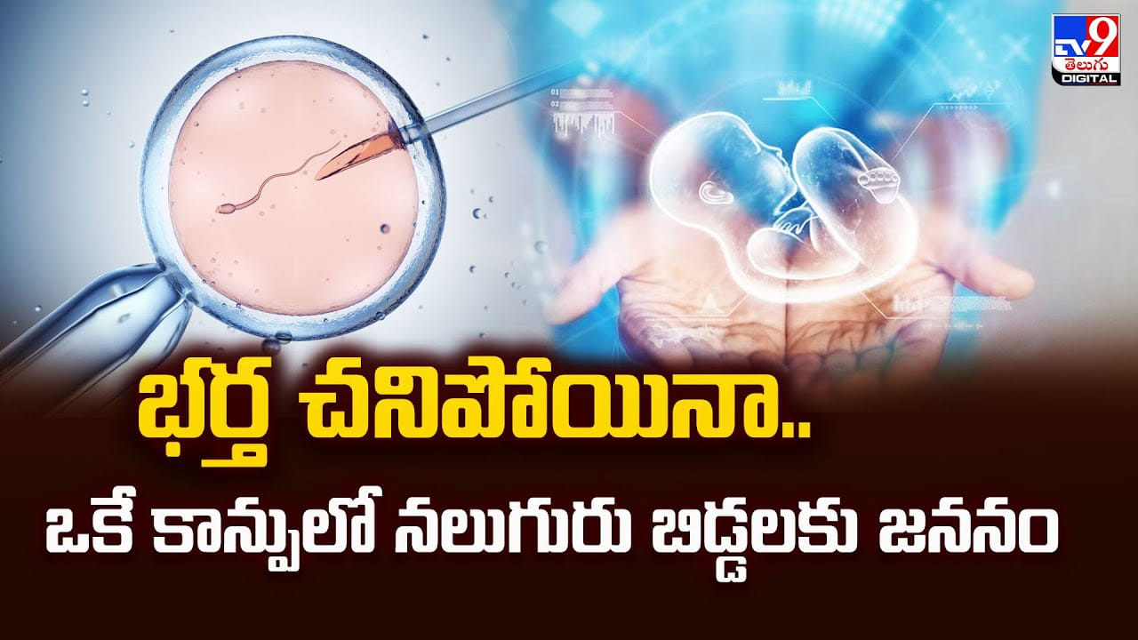 భర్త చనిపోయినా.. ఒకే కాన్పులో నలుగురు బిడ్డలకు జననం