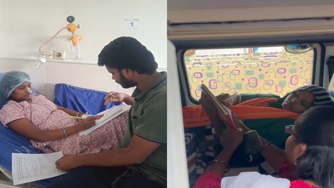 ఆసుపత్రి బెడ్‌ పై నుంచే సర్పంచ్ బాధ్యతల స్వీకరణ..!