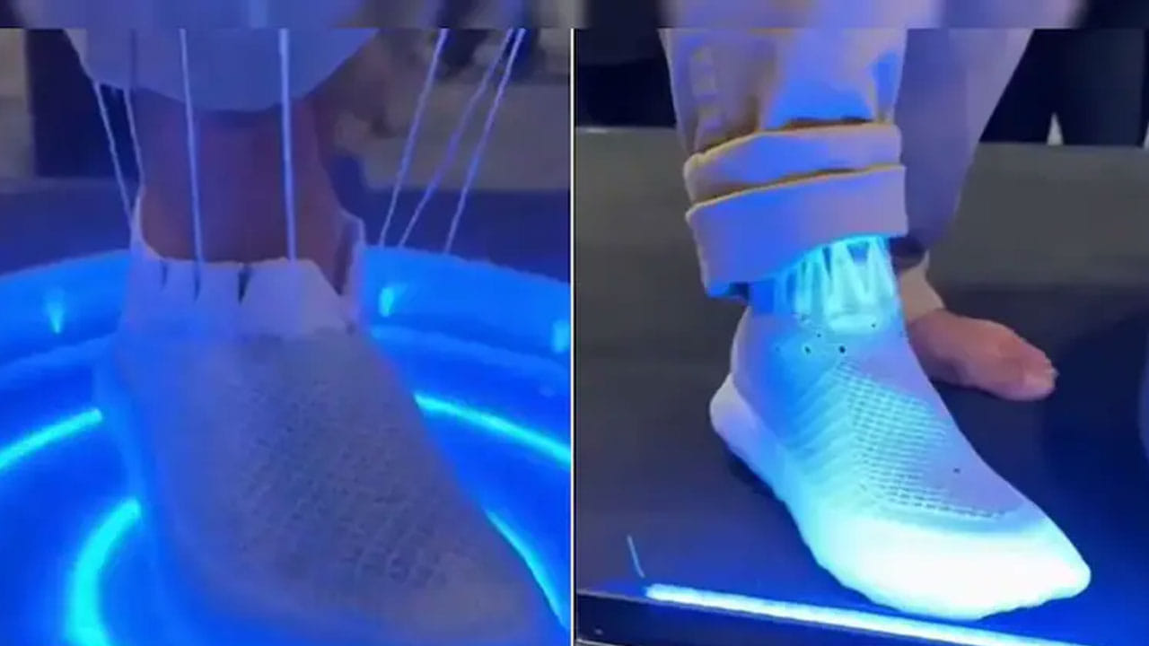 Viral Video: ఇక షూ షాపులకు షెట్టరేయాల్సిందేనా?.. సెల్ఫ్-సైజింగ్ స్నీకర్ పాడ్