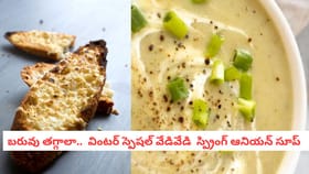 బరువు తగ్గాలా.. వింటర్ స్పెషల్ వేడివేడి స్ప్రింగ్ ఆనియన్ సూప్