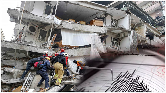 భారీ భూకంపం.. కుప్పకూలిన భవనాలు!