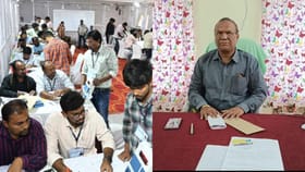 పోలింగ్ రోజే ఎంత ఘోరం.. ఓట్లు లెక్కిస్తూ కుప్పకూలిన అధికారి..