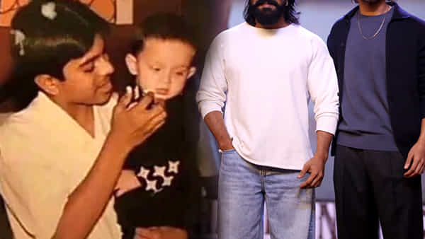 ఈ ఫొటోలో ఉన్న ఇద్దరు బుడ్డోళ్లు .. తెలుగులో తోప్ హీరోలు..! ఒకరు పాన్ ఇండియా హీరో.. మరొకరు