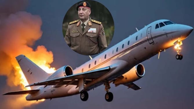 ఘోర విమాన ప్రమాదం.. సైనికాధికారి సహా ఐదుగురు మృతి