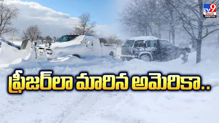 ఫ్రీజర్లా మారిన అమెరికా.. మంచులో జారుతూ.. జూలో జంతువుల ఆటలు ఫ్రీజర్లా మారిన అమెరికా.. మంచులో జారుతూ.. జూలో జంతువుల ఆటలు