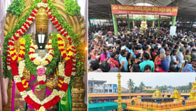 పెద్ద ఎత్తున తరలివస్తున్న భక్తజన సందోహంతో శ్రీమంతుడిగా శ్రీవారు