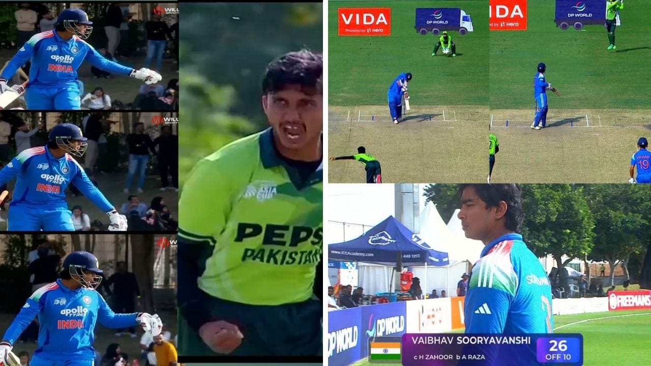 Video: పాక్ బౌలర్ ఓవర్ యాక్షన్.. దిమ్మతిరిగే కౌంటరిచ్చిన వైభవ్ సూర్యవంశీ..