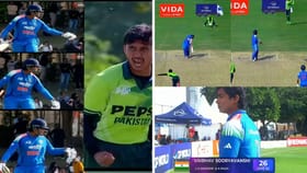 పాక్ బౌలర్ ఓవర్ యాక్షన్.. దిమ్మతిరిగే కౌంటరిచ్చిన వైభవ్