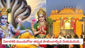 వైకుంఠ ఏకాదశికి ముందురోజు తప్పక పాటించాల్సిన నియమమిది..