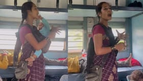 పొట్టకూటి కోసం ఒడిలో బిడ్డతో ఓ తల్లి ఆవేదన..!