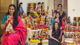 లయ ఇంట సంక్రాంతి బొమ్మల కొలువు.. బ్యూటిఫుల్ ఫొటోస్ చూశారా?