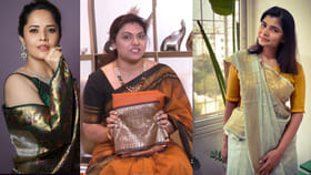 'అనసూయకు చీర' ఛాలెంజ్ విసిరిన బీజేపీ నాయకురాలు..చిన్మయి రియాక్షన్