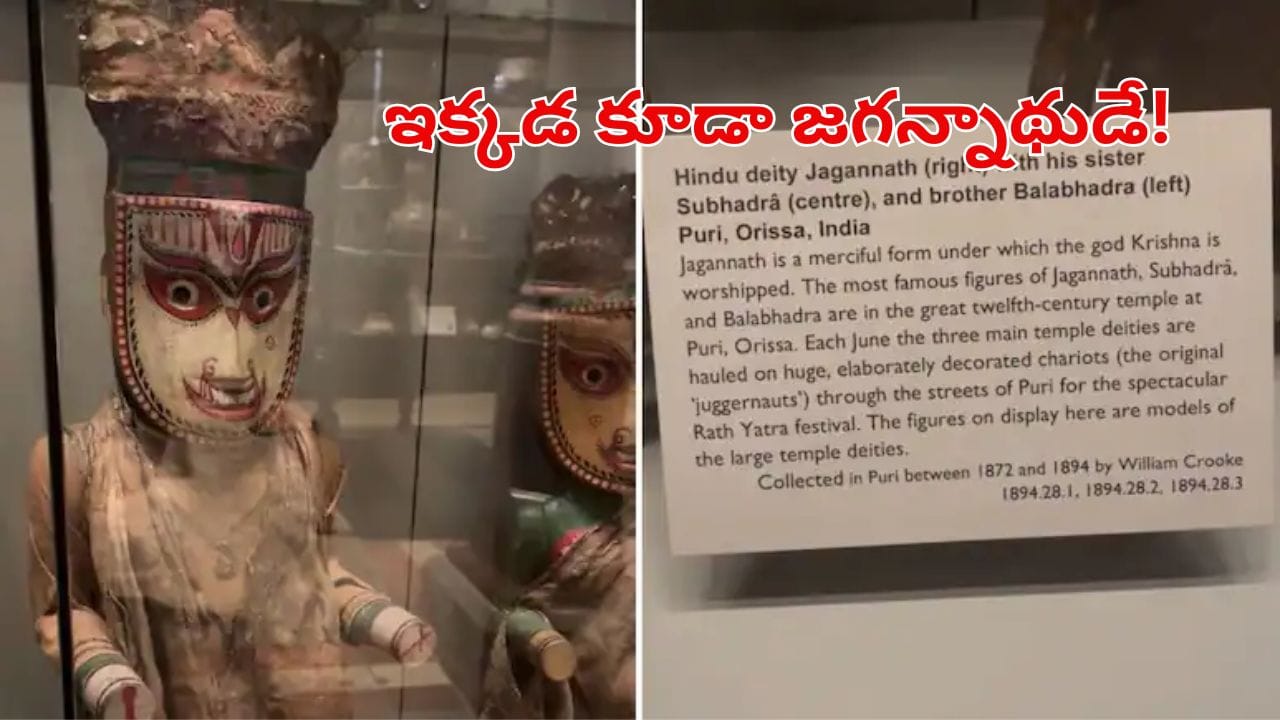 విదేశాల్లోనూ జగన్నాథుడి వైభవం.. ఆక్స్‌ఫర్డ్ మ్యూజియంలో విగ్రహాలు..వైరల్ దృశ్యాలు